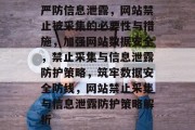 严防信息泄露，网站禁止被采集的必要性与措施，加强网站数据安全，禁止采集与信息泄露防护策略，筑牢数据安全防线，网站禁止采集与信息泄露防护策略解析