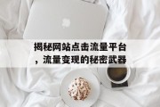 揭秘网站点击流量平台，流量变现的秘密武器
