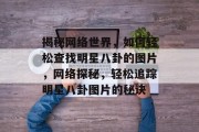 揭秘网络世界，如何轻松查找明星八卦的图片，网络探秘，轻松追踪明星八卦图片的秘诀