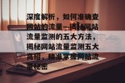 深度解析，如何准确查网站的流量—揭秘网站流量监测的五大方法，揭秘网站流量监测五大高招，精准掌握网站流量秘密