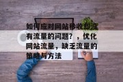 如何应对网站秒收却没有流量的问题?,优化网站流量,缺乏流量的策略与方法 如何应对网站秒收却没有流量的问题?,优化网站流量,缺乏流量的策略与方法