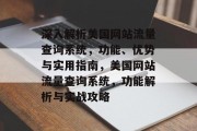 深入解析美国网站流量查询系统，功能、优势与实用指南，美国网站流量查询系统，功能解析与实战攻略