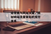 运营商与网站流量,揭秘网站流量背后的支付关系 运营商与网站流量,揭秘网站流量背后的支付关系