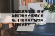 网站流量粘度高，揭秘如何打造用户喜爱的网站，打造高用户粘性网站的秘诀解析