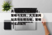 高效处理大流量网站，策略与实践，大流量网站高效处理攻略，策略与实战解析