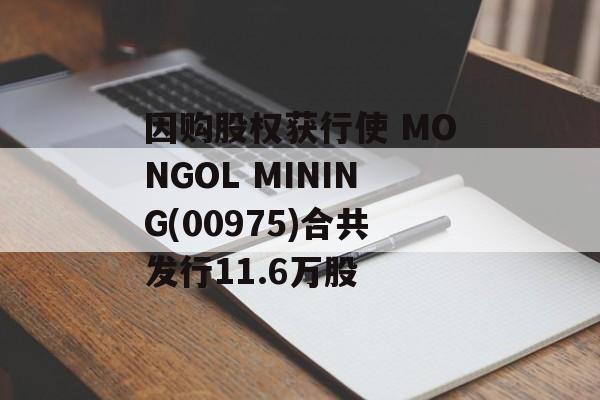 因购股权获行使 MONGOL MINING(00975)合共发行11.6万股
