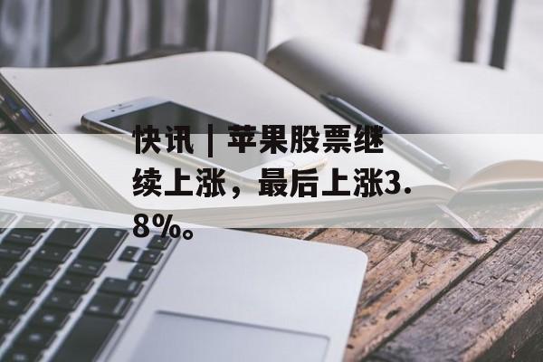 快讯 | 苹果股票继续上涨，最后上涨3.8％。