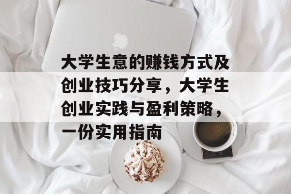 大学生意的赚钱方式及创业技巧分享,大学生创业实践与盈利策略,一份实用指南 大学生意的赚钱方式及创业技巧分享,大学生创业实践与盈利策略,一份实用指南