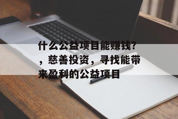 什么公益项目能赚钱?,慈善投资,寻找能带来盈利的公益项目 什么公益项目能赚钱?,慈善投资,寻找能带来盈利的公益项目