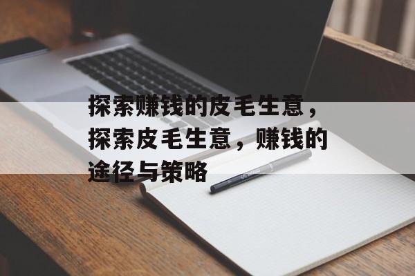 探索赚钱的皮毛生意，探索皮毛生意，赚钱的途径与策略