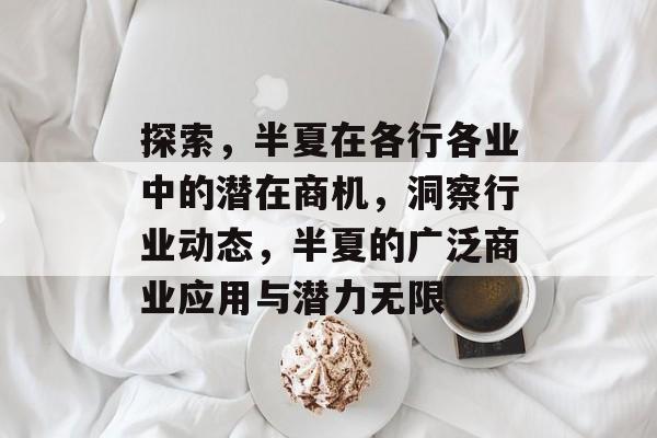 探索,半夏在各行各业中的潜在商机,洞察行业动态,半夏的广泛商业应用与潜力无限 探索,半夏在各行各业中的潜在商机,洞察行业动态,半夏的广泛商业应用与潜力无限
