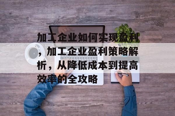 加工企业如何实现盈利,加工企业盈利策略解析,从降低成本到提高效率的全攻略 加工企业如何实现盈利,加工企业盈利策略解析,从降低成本到提高效率的全攻略