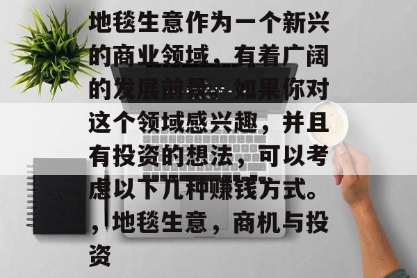 地毯生意作为一个新兴的商业领域，有着广阔的发展前景。如果你对这个领域感兴趣，并且有投资的想法，可以考虑以下几种赚钱方式。，地毯生意，商机与投资