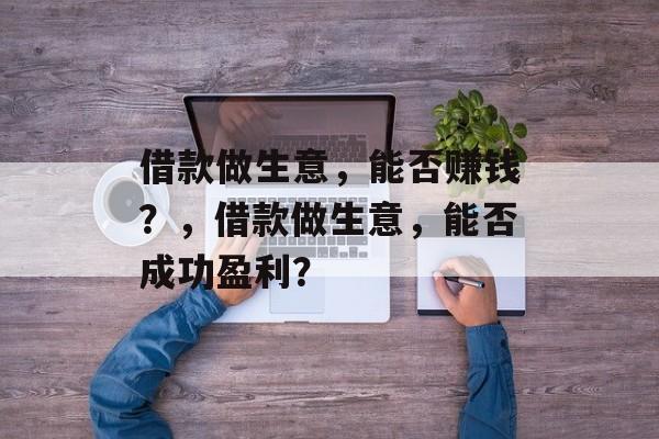 借款做生意，能否赚钱？，借款做生意，能否成功盈利？