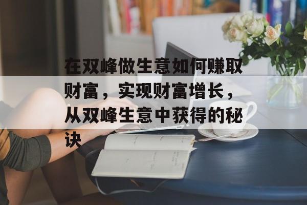 在双峰做生意如何赚取财富，实现财富增长，从双峰生意中获得的秘诀