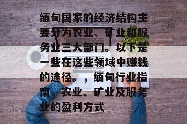 缅甸国家的经济结构主要分为农业、矿业和服务业三大部门。以下是一些在这些领域中赚钱的途径。，缅甸行业指南，农业、矿业及服务业的盈利方式