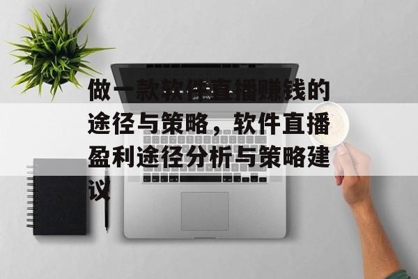 做一款软件直播赚钱的途径与策略,软件直播盈利途径分析与策略建议 做一款软件直播赚钱的途径与策略,软件直播盈利途径分析与策略建议