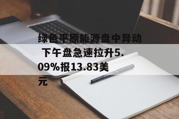 绿色平原能源盘中异动 下午盘急速拉升5.09%报13.83美元 绿色平原能源盘中异动 下午盘急速拉升5.09%报13.83美元