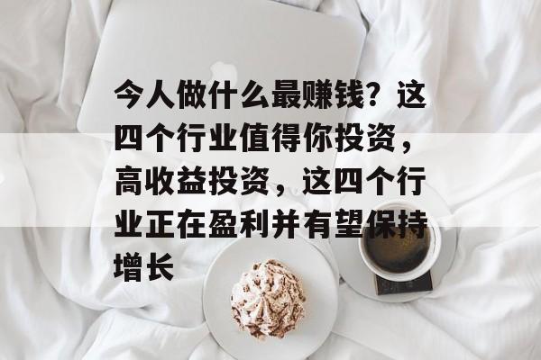 今人做什么最赚钱?这四个行业值得你投资,高收益投资,这四个行业正在盈利并有望保持增长 今人做什么最赚钱?这四个行业值得你投资,高收益投资,这四个行业正在盈利并有望保持增长