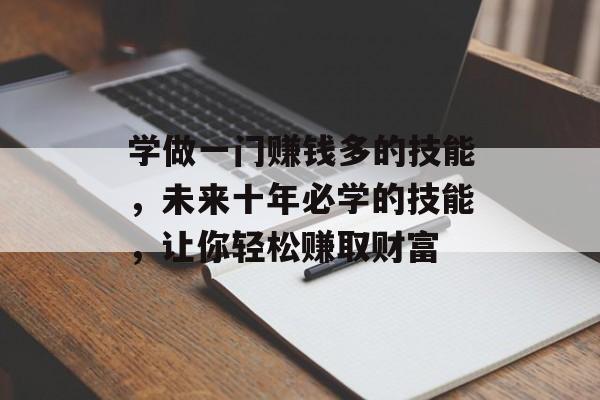 学做一门赚钱多的技能,未来十年必学的技能,让你轻松赚取财富 学做一门赚钱多的技能,未来十年必学的技能,让你轻松赚取财富