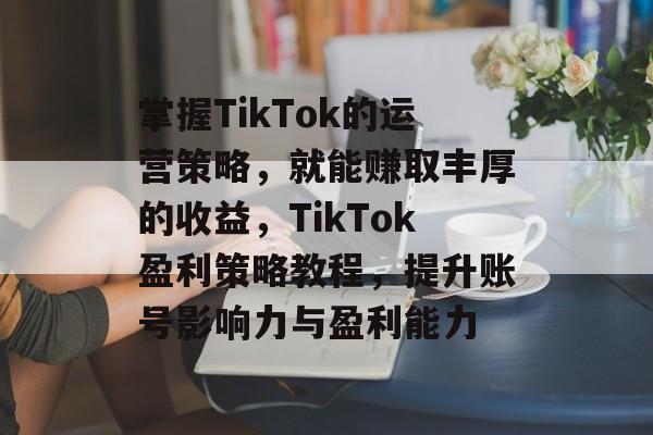 掌握TikTok的运营策略，就能赚取丰厚的收益，TikTok盈利策略教程，提升账号影响力与盈利能力