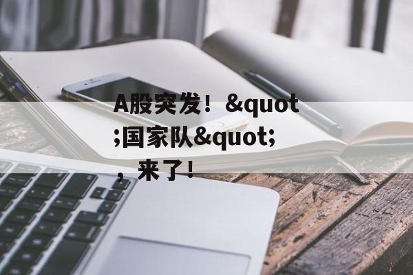 A股突发!"国家队",来了! A股突发!"国家队",来了!