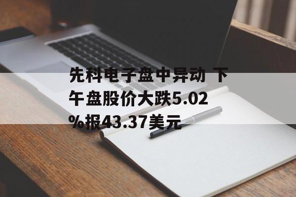 先科电子盘中异动 下午盘股价大跌5.02%报43.37美元 先科电子盘中异动 下午盘股价大跌5.02%报43.37美元