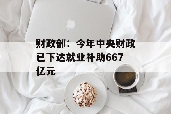 财政部：今年中央财政已下达就业补助667亿元