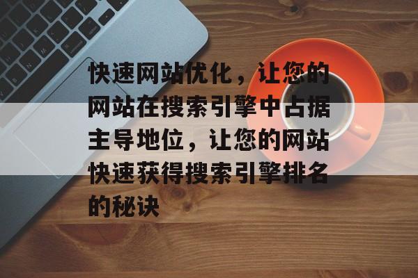 快速网站优化，让您的网站在搜索引擎中占据主导地位，让您的网站快速获得搜索引擎排名的秘诀