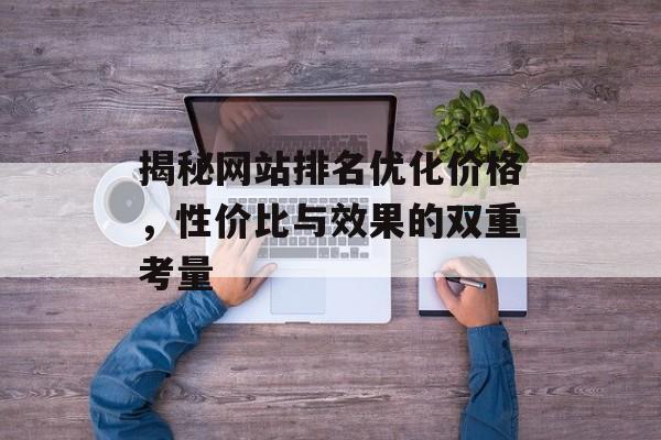 揭秘网站排名优化价格，性价比与效果的双重考量