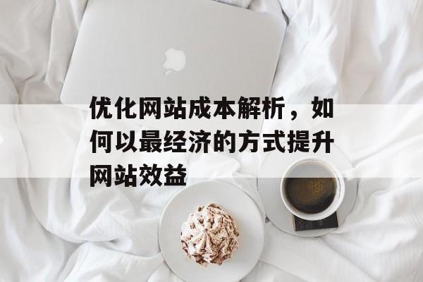 优化网站成本解析，如何以最经济的方式提升网站效益