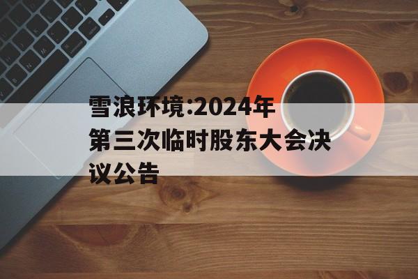 雪浪环境:2024年第三次临时股东大会决议公告 雪浪环境:2024年第三次临时股东大会决议公告