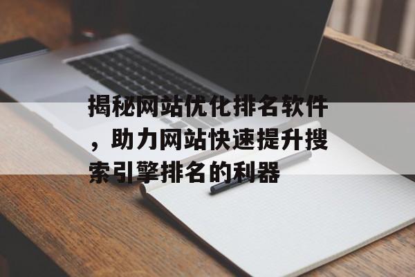 揭秘网站优化排名软件，助力网站快速提升搜索引擎排名的利器