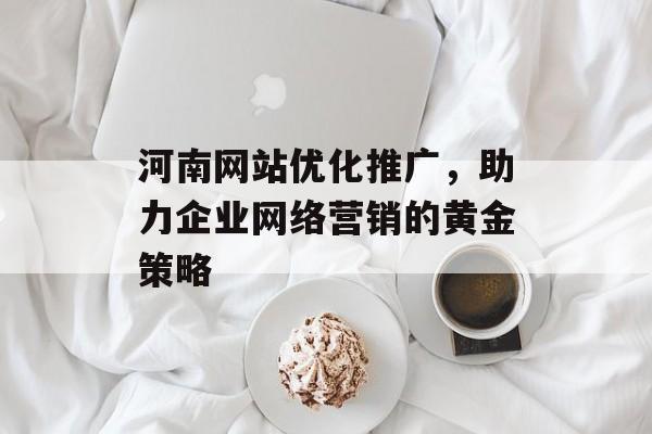 河南网站优化推广，助力企业网络营销的黄金策略