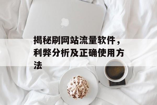 揭秘刷网站流量软件，利弊分析及正确使用方法