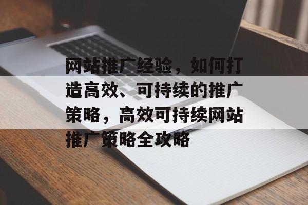 网站推广经验，如何打造高效、可持续的推广策略，高效可持续网站推广策略全攻略