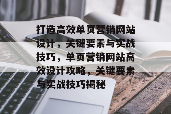 打造高效单页营销网站设计，关键要素与实战技巧，单页营销网站高效设计攻略，关键要素与实战技巧揭秘