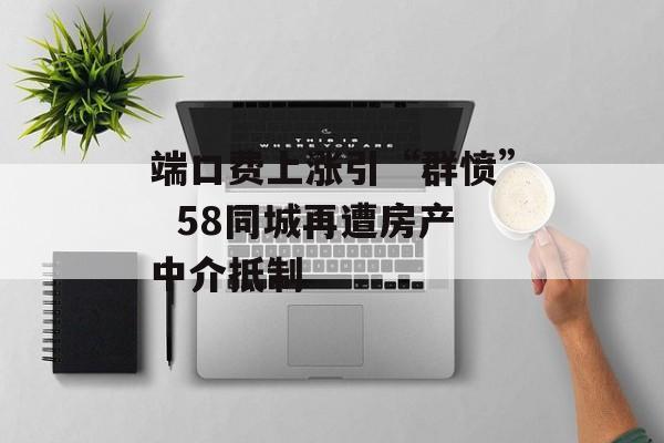 端口费上涨引“群愤”  58同城再遭房产中介抵制 端口费上涨引“群愤”  58同城再遭房产中介抵制