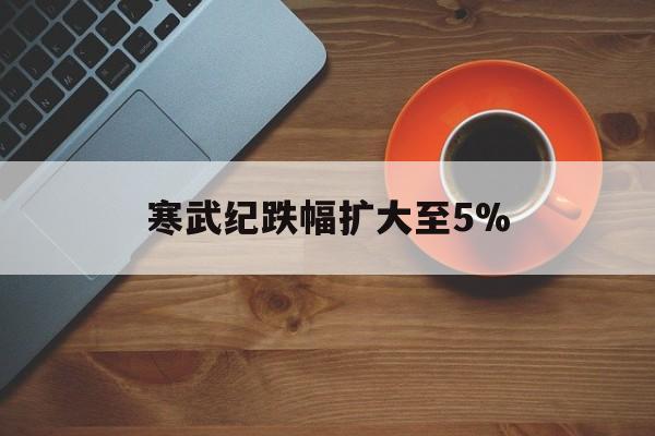 寒武纪跌幅扩大至5%