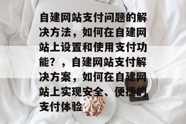 自建网站支付问题的解决方法，如何在自建网站上设置和使用支付功能？，自建网站支付解决方案，如何在自建网站上实现安全、便捷的支付体验