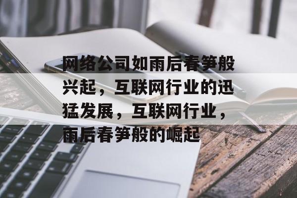 网络公司如雨后春笋般兴起，互联网行业的迅猛发展，互联网行业，雨后春笋般的崛起