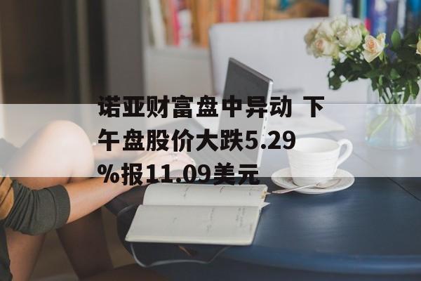 诺亚财富盘中异动 下午盘股价大跌5.29%报11.09美元