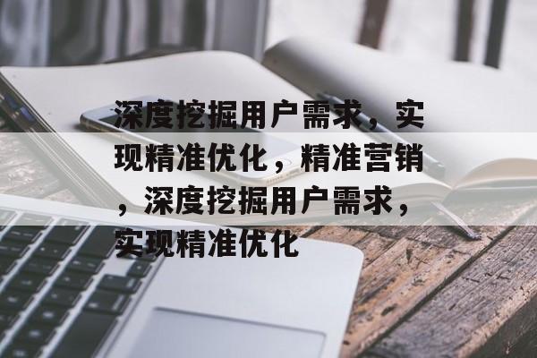 深度挖掘用户需求，实现精准优化，精准营销，深度挖掘用户需求，实现精准优化