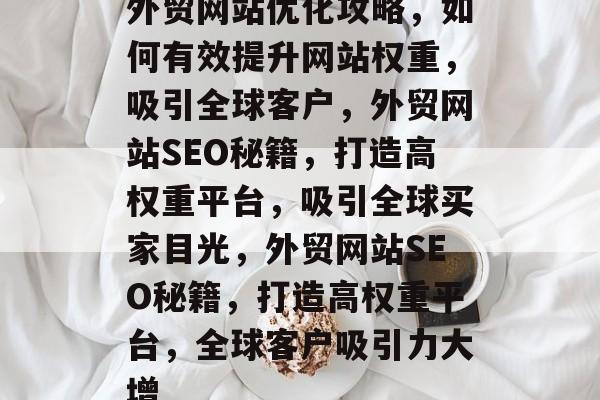 外贸网站优化攻略，如何有效提升网站权重，吸引全球客户，外贸网站SEO秘籍，打造高权重平台，吸引全球买家目光，外贸网站SEO秘籍，打造高权重平台，全球客户吸引力大增