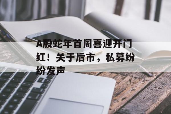 A股蛇年首周喜迎开门红！关于后市，私募纷纷发声