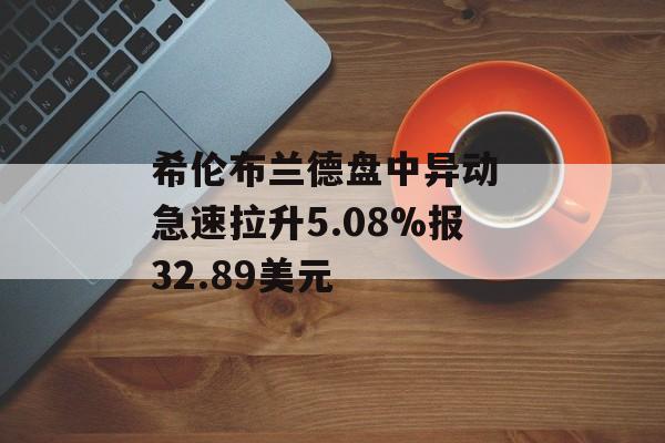 希伦布兰德盘中异动 急速拉升5.08%报32.89美元