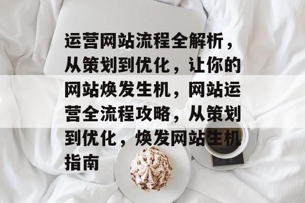 运营网站流程全解析，从策划到优化，让你的网站焕发生机，网站运营全流程攻略，从策划到优化，焕发网站生机指南