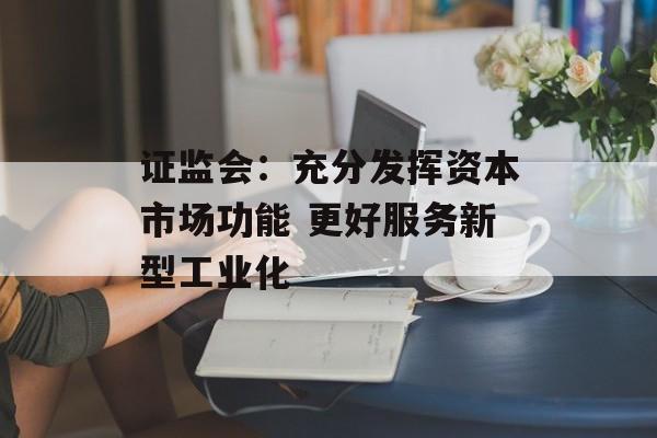 证监会：充分发挥资本市场功能 更好服务新型工业化