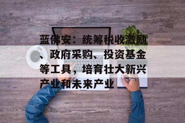 蓝佛安：统筹税收激励、政府采购、投资基金等工具，培育壮大新兴产业和未来产业