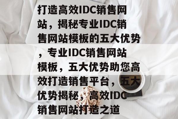 打造高效IDC销售网站，揭秘专业IDC销售网站模板的五大优势，专业IDC销售网站模板，五大优势助您高效打造销售平台，五大优势揭秘，高效IDC销售网站打造之道